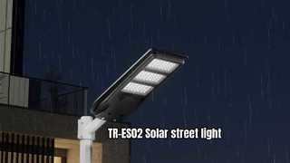 TR-ES02 Superheldere straatlantaarn op zonne-energie! Intelligent dimontwerp