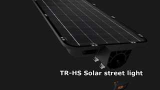 TR-HS Upgrade buitenverlichting! Hoog rendement Topcon straatlantaarn op zonnepaneel