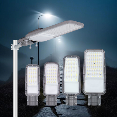 High-Brightness Mains-Powered LED Street Light, Aluminum Alloy Body, IP65 Waterproof, Branded LED Chips, Auto On/Off at Night, Ideal for Urban Roads, Parks, Communities, and More Lighting Applications