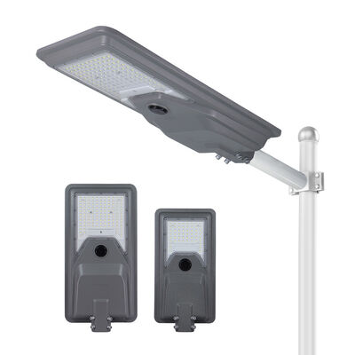 Alles-in-één Zonne-straatverlichting met Bewegingssensor en Aangepaste Kleur, Levensduur van 50.000 Uur, Buiten Zonne-straatlamp